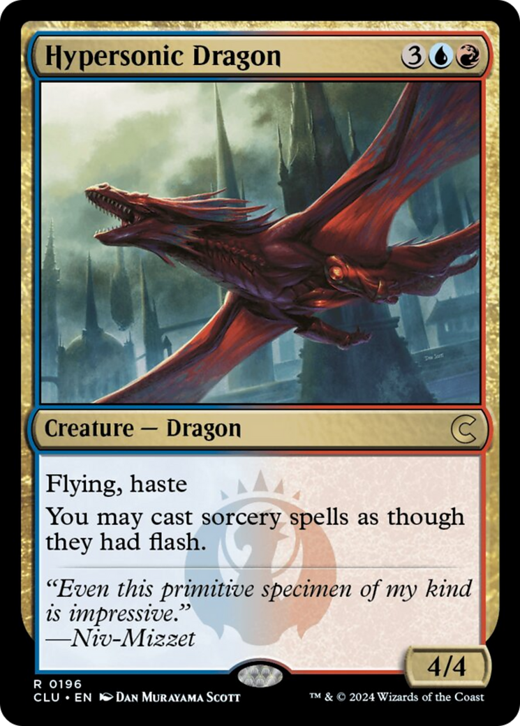 Hypersonic Dragon [Ravnica: Clue Edition] | Rook's Games and More