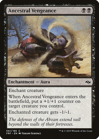 Ancestral Vengeance [Fate Reforged] | Rook's Games and More