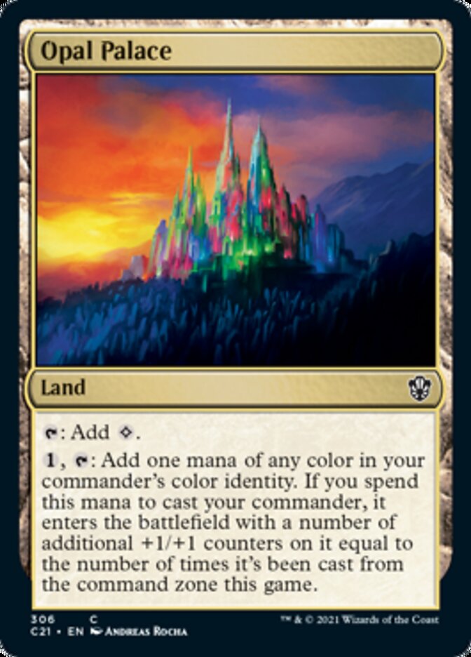 Opal Palace [Commander 2021] | Rook's Games and More