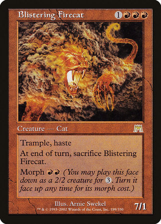 Blistering Firecat [Onslaught] | Rook's Games and More