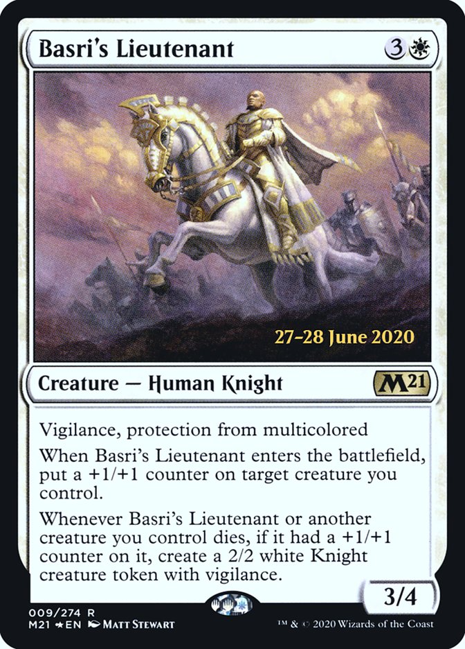 Basri's Lieutenant  [Core Set 2021 Prerelease Promos] | Rook's Games and More