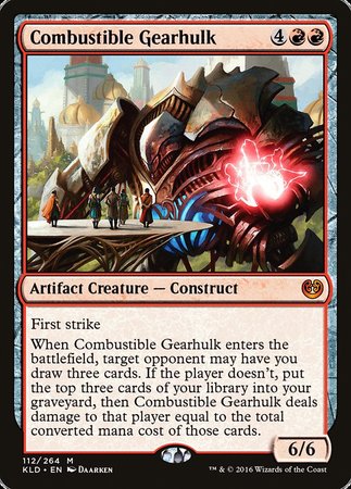 Combustible Gearhulk [Kaladesh] | Rook's Games and More