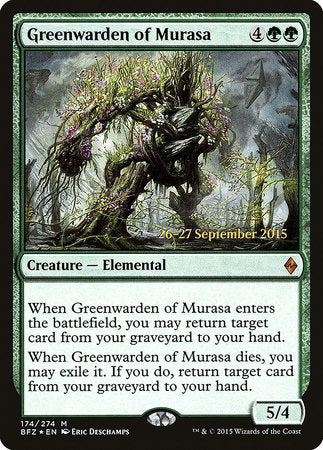 Greenwarden of Murasa [Battle for Zendikar Promos] | Rook's Games and More