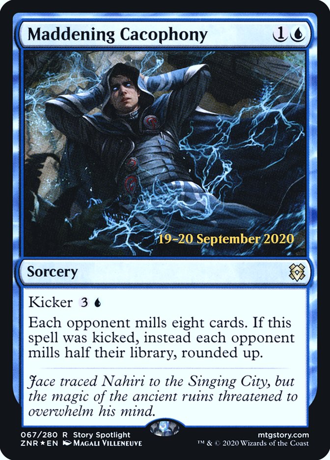 Maddening Cacophony  [Zendikar Rising Prerelease Promos] | Rook's Games and More