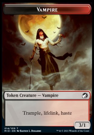 Vampire Token [Innistrad: Midnight Hunt Tokens] | Rook's Games and More