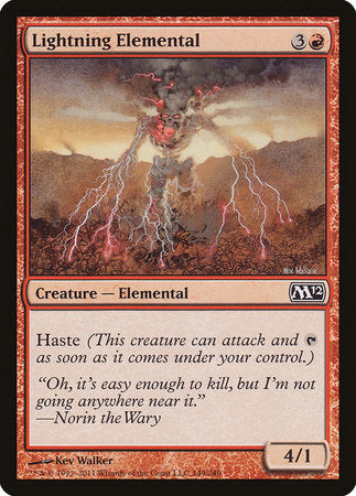 Lightning Elemental [Magic 2012] | Rook's Games and More