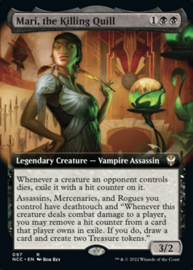 Mari, the Killing Quill (Extended Art) [Streets of New Capenna Commander] | Rook's Games and More