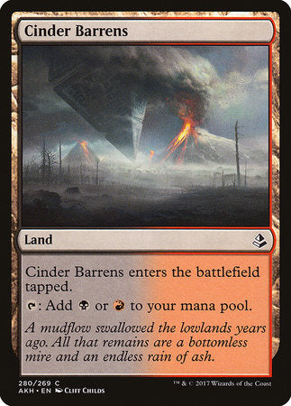 Cinder Barrens [Amonkhet] | Rook's Games and More