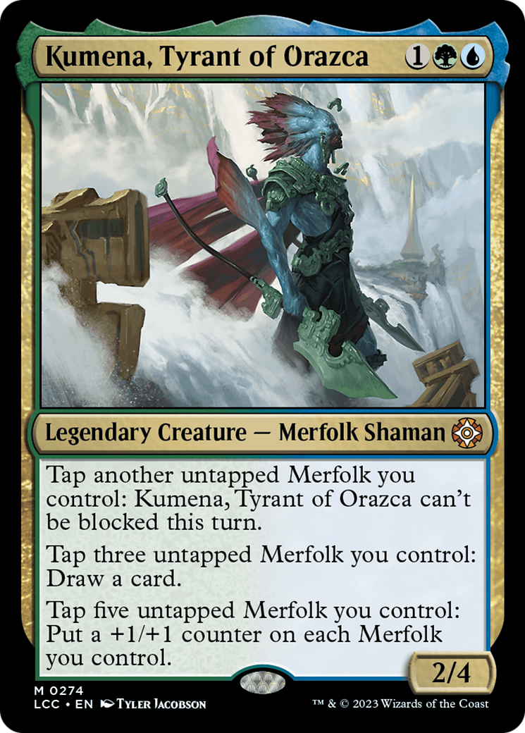 Kumena, Tyrant of Orazca [The Lost Caverns of Ixalan Commander] | Rook's Games and More