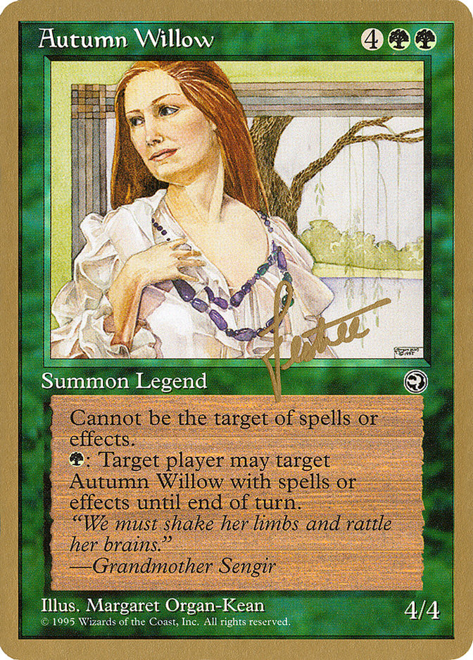 Autumn Willow (Bertrand Lestree) [Pro Tour Collector Set] | Rook's Games and More