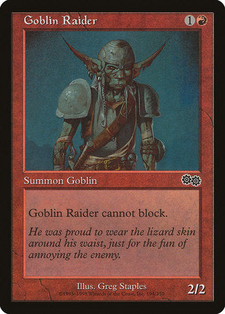 Goblin Raider [Urza's Saga] | Rook's Games and More