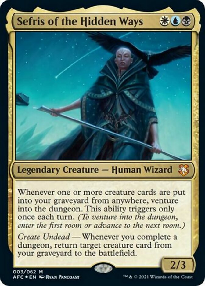 Sefris of the Hidden Ways (Display Commander) [Dungeons & Dragons: Adventures in the Forgotten Realms Commander] | Rook's Games and More