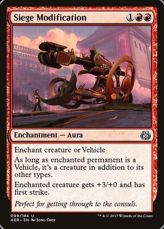 Siege Modification [Aether Revolt] | Rook's Games and More