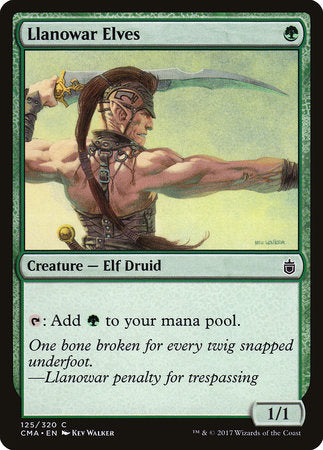 Llanowar Elves [Commander Anthology] | Rook's Games and More
