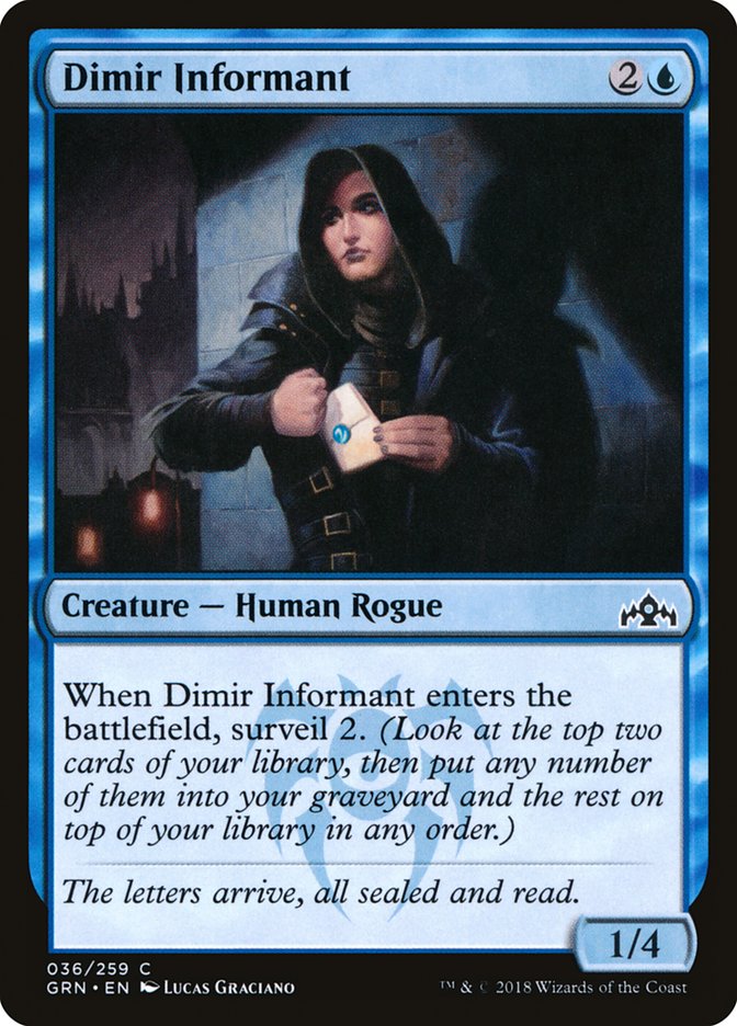 Dimir Informant [Guilds of Ravnica] | Rook's Games and More