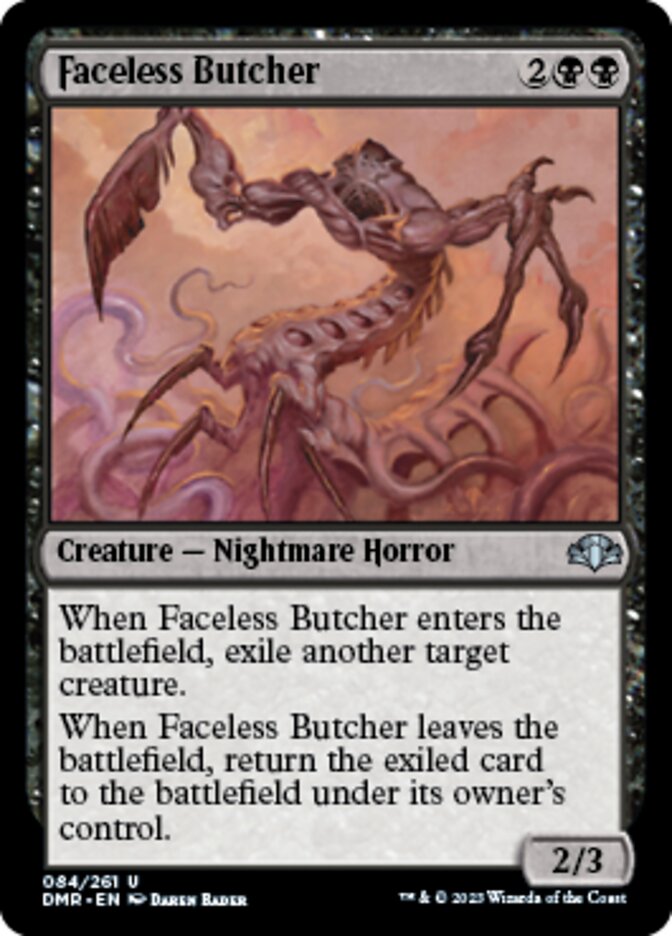 Faceless Butcher [Dominaria Remastered] | Rook's Games and More