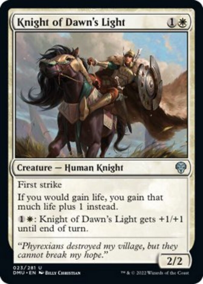 Knight of Dawn's Light [Dominaria United] | Rook's Games and More