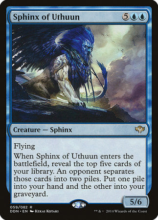 Sphinx of Uthuun [Duel Decks: Speed vs. Cunning] | Rook's Games and More