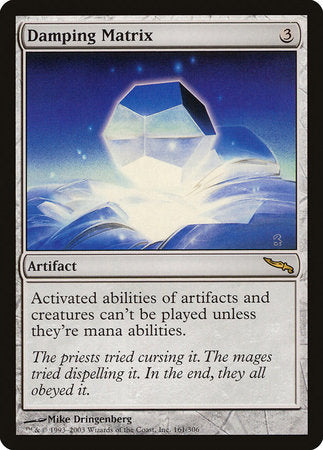 Damping Matrix [Mirrodin] | Rook's Games and More