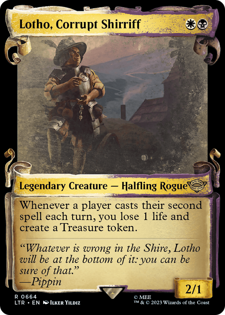 Lotho, Corrupt Shirriff [The Lord of the Rings: Tales of Middle-Earth Showcase Scrolls] | Rook's Games and More
