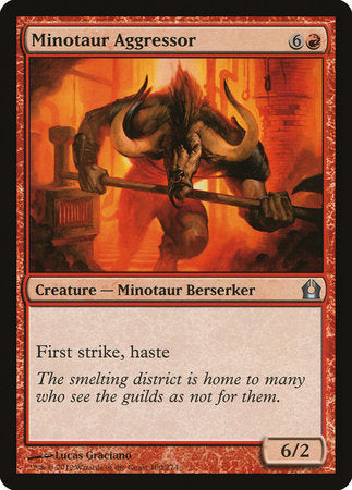 Minotaur Aggressor [Return to Ravnica] | Rook's Games and More