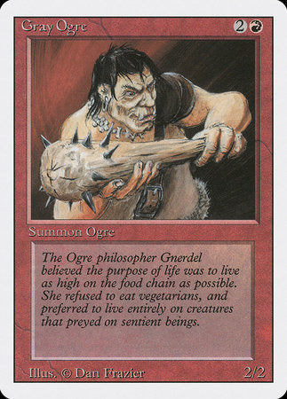 Gray Ogre [Revised Edition] | Rook's Games and More