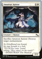 Amateur Auteur (INNISTRAD! The Musical) [Unstable]