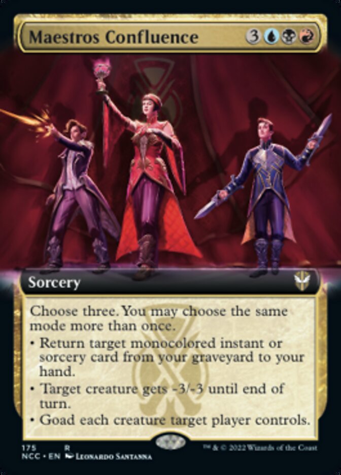 Maestros Confluence (Extended Art) [Streets of New Capenna Commander] | Rook's Games and More