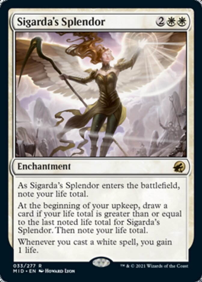 Sigarda's Splendor [Innistrad: Midnight Hunt] | Rook's Games and More