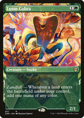 Lotus Cobra (Showcase) [Zendikar Rising] | Rook's Games and More