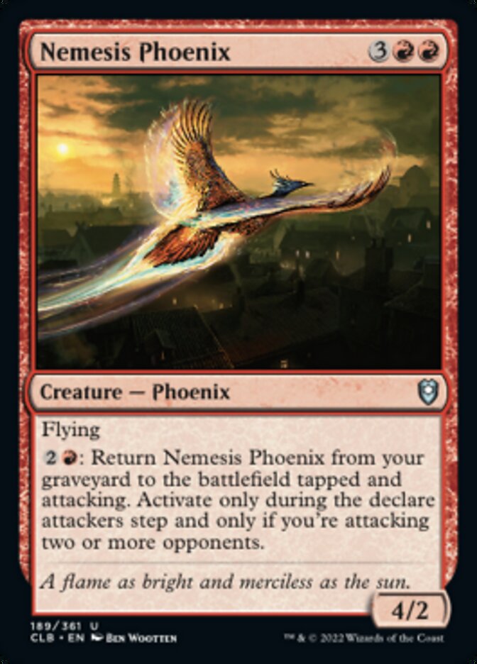 Nemesis Phoenix [Commander Legends: Battle for Baldur's Gate] | Rook's Games and More