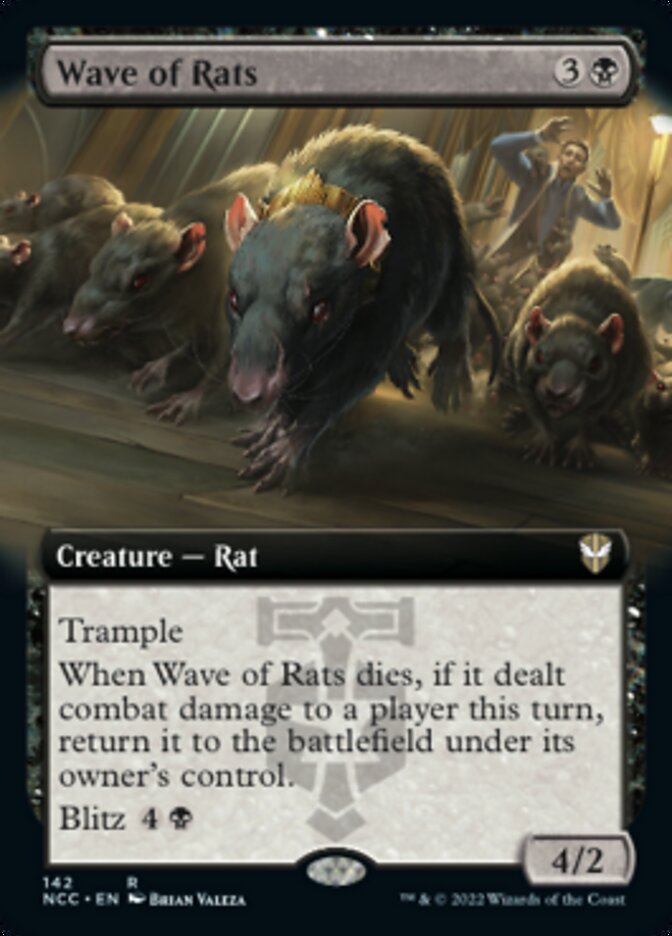 Wave of Rats (Extended Art) [Streets of New Capenna Commander] | Rook's Games and More