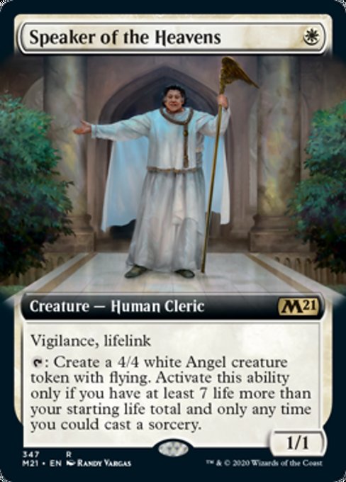 Speaker of the Heavens (Extended Art) [Core Set 2021] | Rook's Games and More