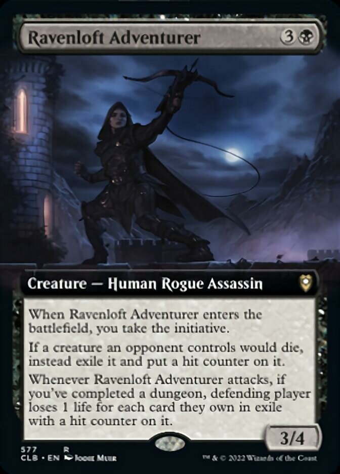 Ravenloft Adventurer (Extended Art) [Commander Legends: Battle for Baldur's Gate] | Rook's Games and More