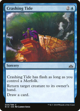 Crashing Tide [Rivals of Ixalan] | Rook's Games and More