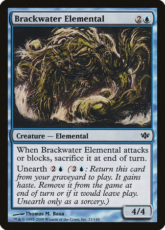 Brackwater Elemental [Conflux] | Rook's Games and More