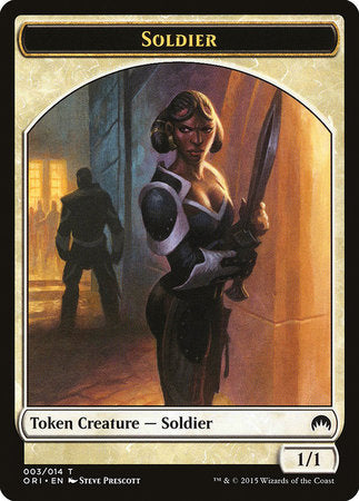 Soldier Token [Magic Origins Tokens] | Rook's Games and More