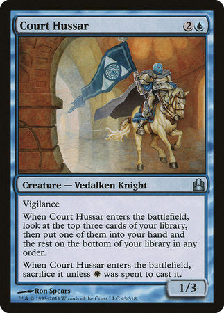 Court Hussar [Commander 2011] | Rook's Games and More