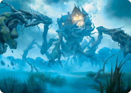 Creeping Inn Art Card [Innistrad: Midnight Hunt Art Series] | Rook's Games and More