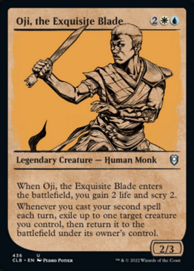 Oji, the Exquisite Blade (Showcase) [Commander Legends: Battle for Baldur's Gate] | Rook's Games and More