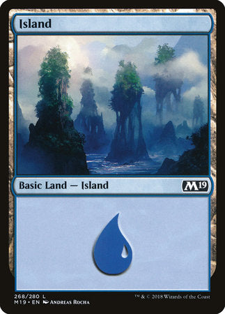 Island (268) [Core Set 2019] | Rook's Games and More