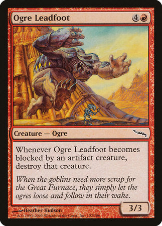 Ogre Leadfoot [Mirrodin] | Rook's Games and More