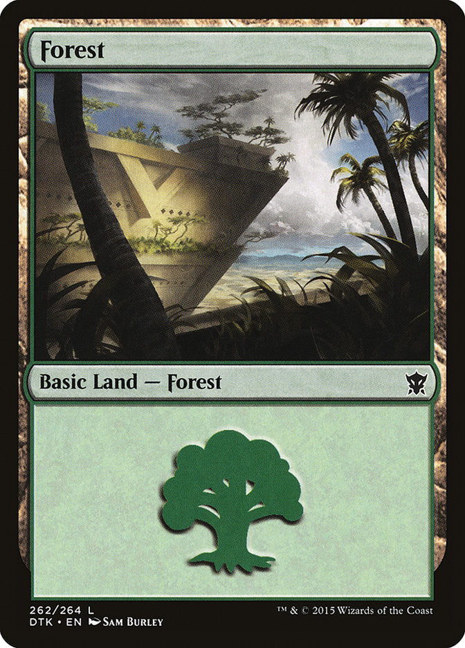 Forest (262) [Dragons of Tarkir] | Rook's Games and More