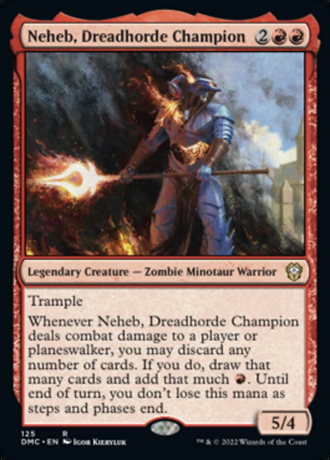 Neheb, Dreadhorde Champion [Dominaria United Commander] | Rook's Games and More