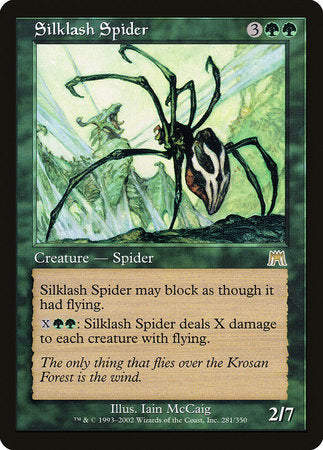 Silklash Spider [Onslaught] | Rook's Games and More