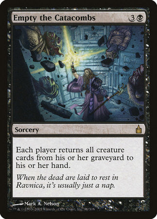 Empty the Catacombs [Ravnica: City of Guilds] | Rook's Games and More