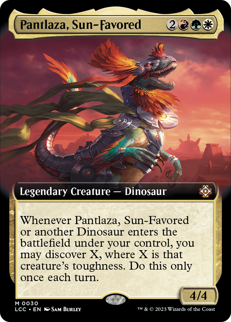 Pantlaza, Sun-Favored (Extended Art) [The Lost Caverns of Ixalan Commander] | Rook's Games and More