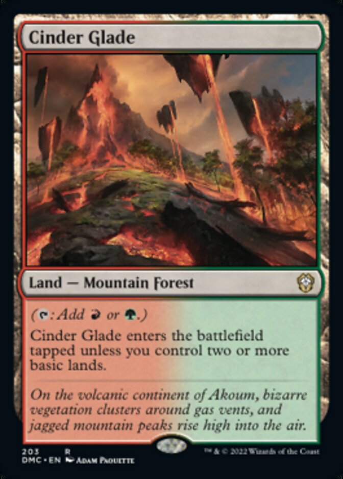 Cinder Glade [Dominaria United Commander] | Rook's Games and More