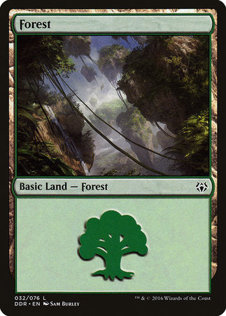 Forest (32) [Duel Decks: Nissa vs. Ob Nixilis] | Rook's Games and More