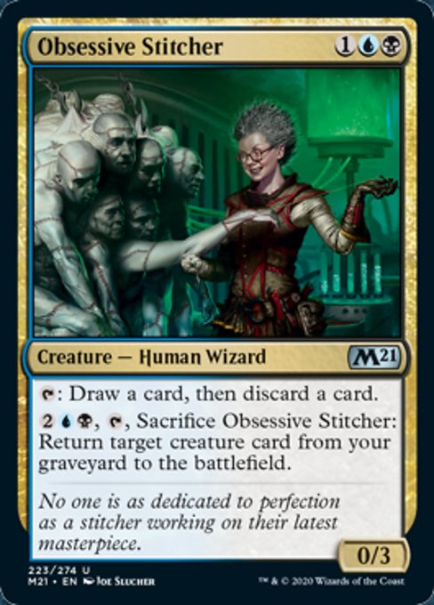 Obsessive Stitcher [Core Set 2021] | Rook's Games and More